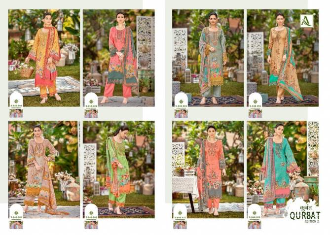 Alok Qurbat Edition 2 New Ethnic Wear Heavy Ready Made Jam Cotton Dress Collection